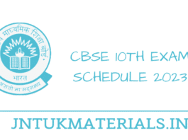 Revised Title CBSE 10th Exam Schedule 2023 – Download Class 10th Time Table PDF by Subject @ cbse.nic.in