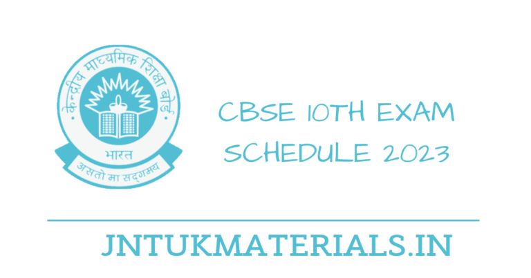 Revised Title: CBSE 10th Exam Schedule 2023 – Download Class 10th Time Table PDF by Subject @ cbse.nic.in